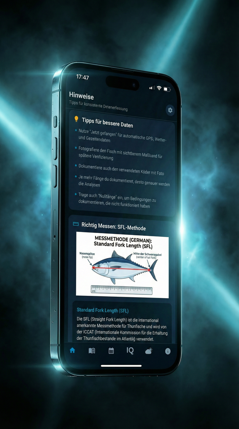 HookIQ Wissen — Thunfischarten, SFL-Methode und Offshore-Tipps